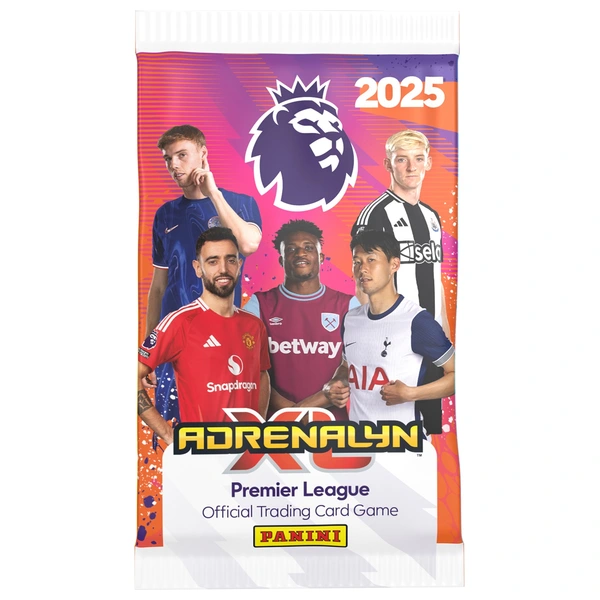 Premier League Adrenalyn XL Trading Cards 2025 8 Pack Assortment
