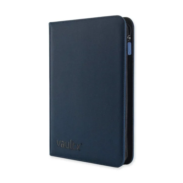 Vault X Premium Exo-Tec Zip Binder - 9 Pocket - Royal Blue - Image 2