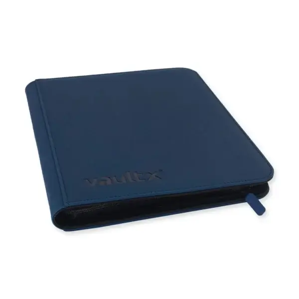 Vault X Premium Exo-Tec Zip Binder - 9 Pocket - Royal Blue - Image 3