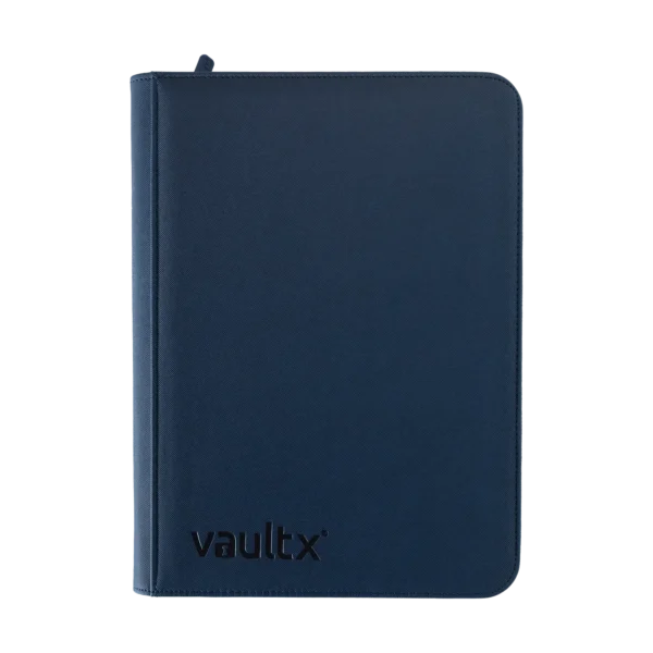 Vault X Premium Exo-Tec Zip Binder - 9 Pocket - Royal Blue