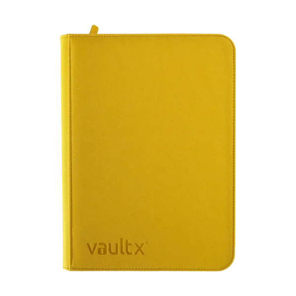 Vault X Premium Exo-Tec Zip Binder - 9 Pocket - Yellow - Image 3