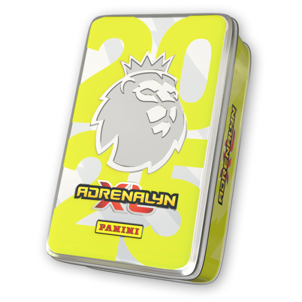 Premier League Adrenalyn XL™ 2025 Official Trading Card Game - Yellow Classic Tin